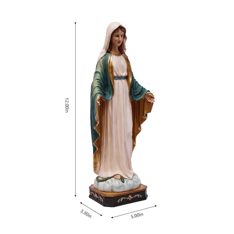 Virgin Mary Standing Figurine - 12"