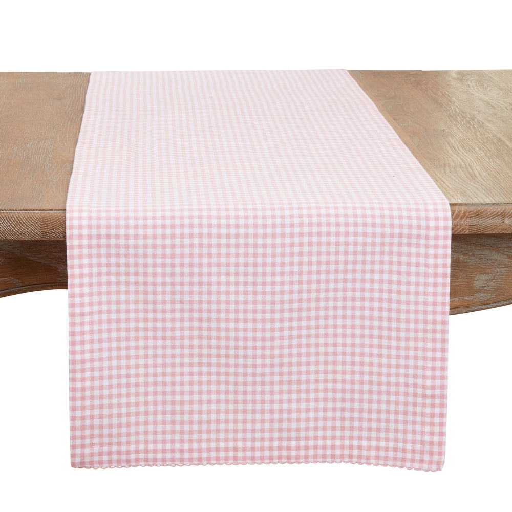 Traditional Gingham Table Runner