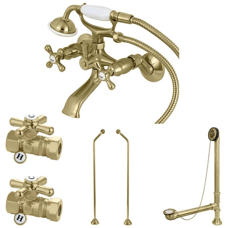 Kingston Brass Vintage Wall Mounted Clawfoot Tub Filler � Includes