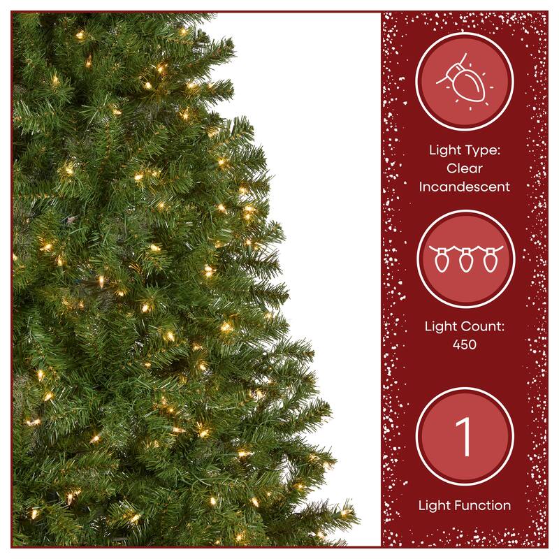 National Tree Company 6.5 ft. Prelit North Valley Christmas Tree - 6.5 Foot