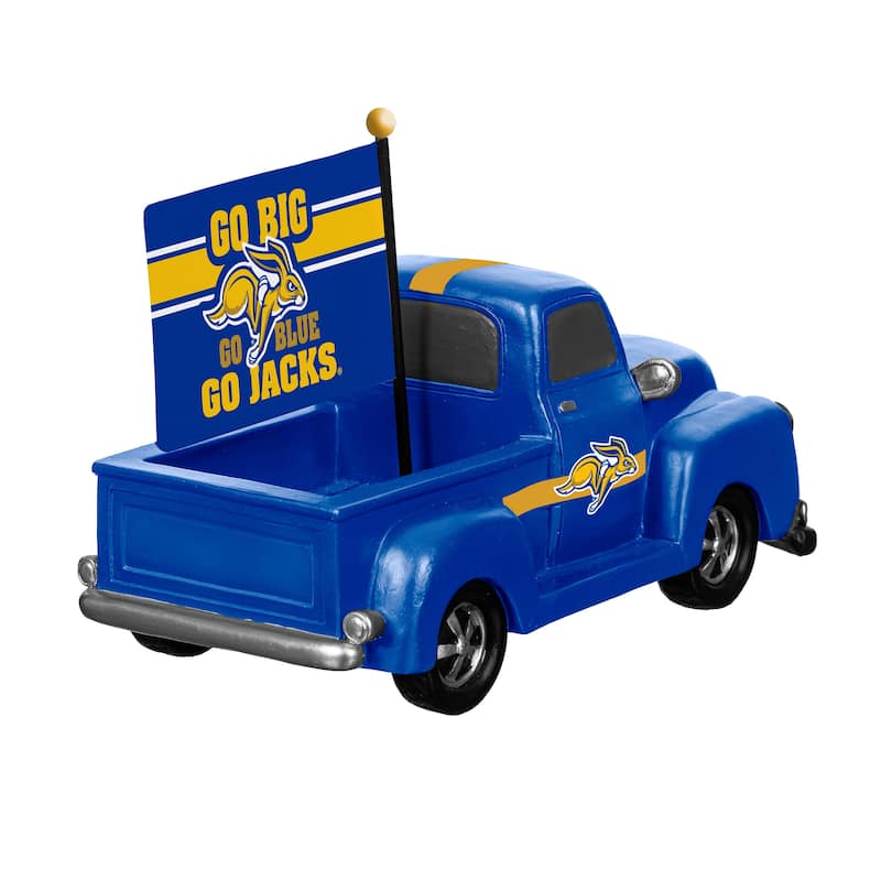 NCAA Rally Truck Garden Statue with Team Flag