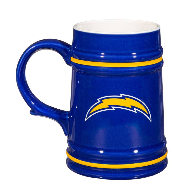 Los Angeles Chargers 24 oz Ceramic Stein Mug