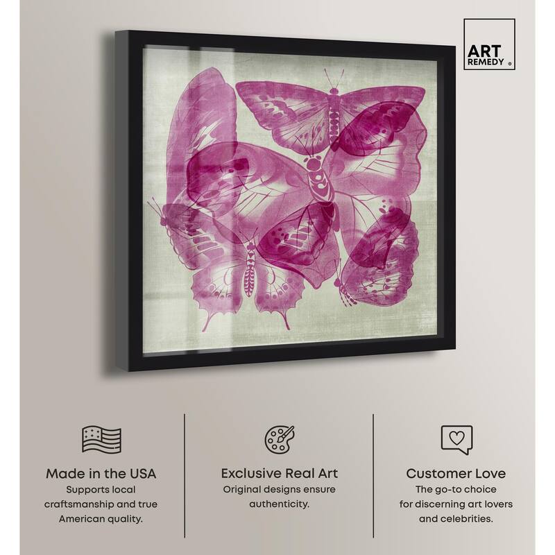 Fluttering Wings Shadowbox by Art Remedy