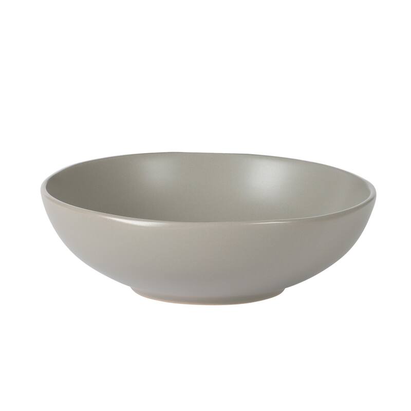 Gibson Home Bethel 18 Piece Plates and Bowls Ceramic Stoneware Organic Shape Dinnerware Set (Service for 6)
