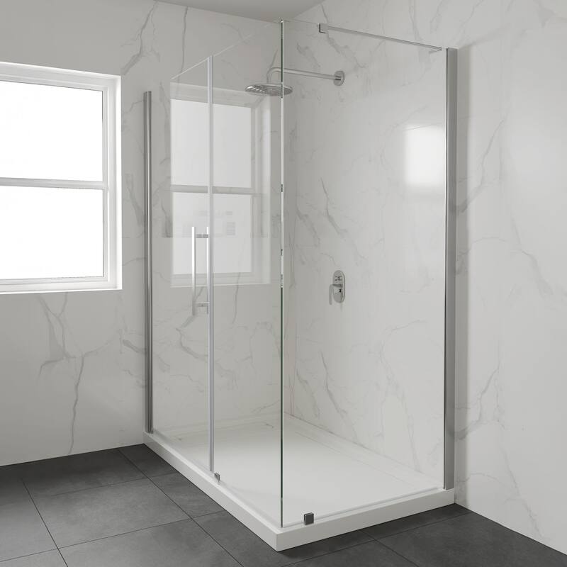 Adena White Shower Base 60x36 in white