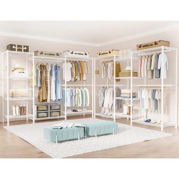 Freestanding Closet Organizer and Storage System Wardrobe white N A Bed Bath Beyond 40485535