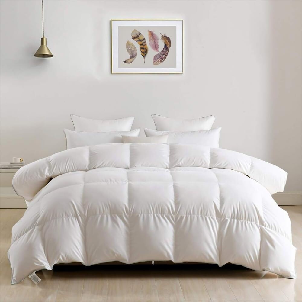 Luxury Feathers Down Comforter California King Hotel Duvet Insert Ultra Soft Egyptian Cotton Cover 750 Fill Power Medium Warm Bed Bath Beyond 40277708