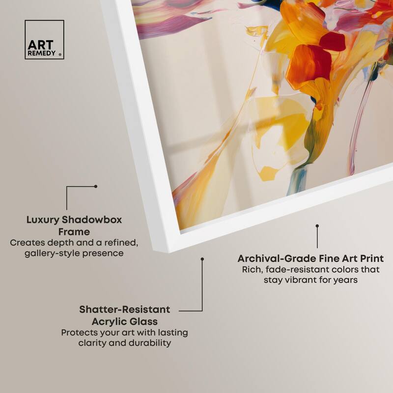 Flippant Bloom II Shadowbox by Art Remedy