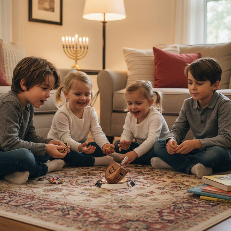 Nambe Dreidel - Brown/Silver