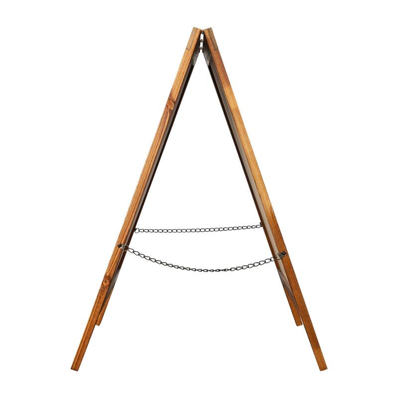 Wood A-Frame Magnetic Chalkboard Set-Markers, Stencils, and Magnets