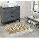 preview thumbnail 22 of 59, Jean Pierre Novelty Cotton Bath Rug - 21"x34" - "His" & "Hers"