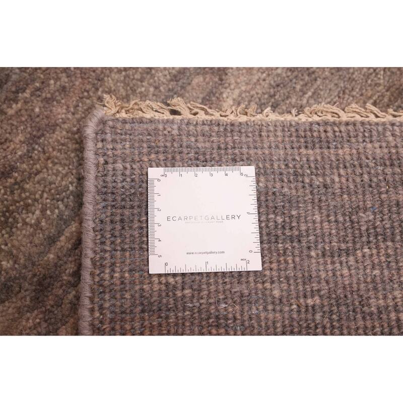 ECARPETGALLERY Hand-knotted Pak Finest Gabbeh Grey Wool Rug - 4'1 x 5'11