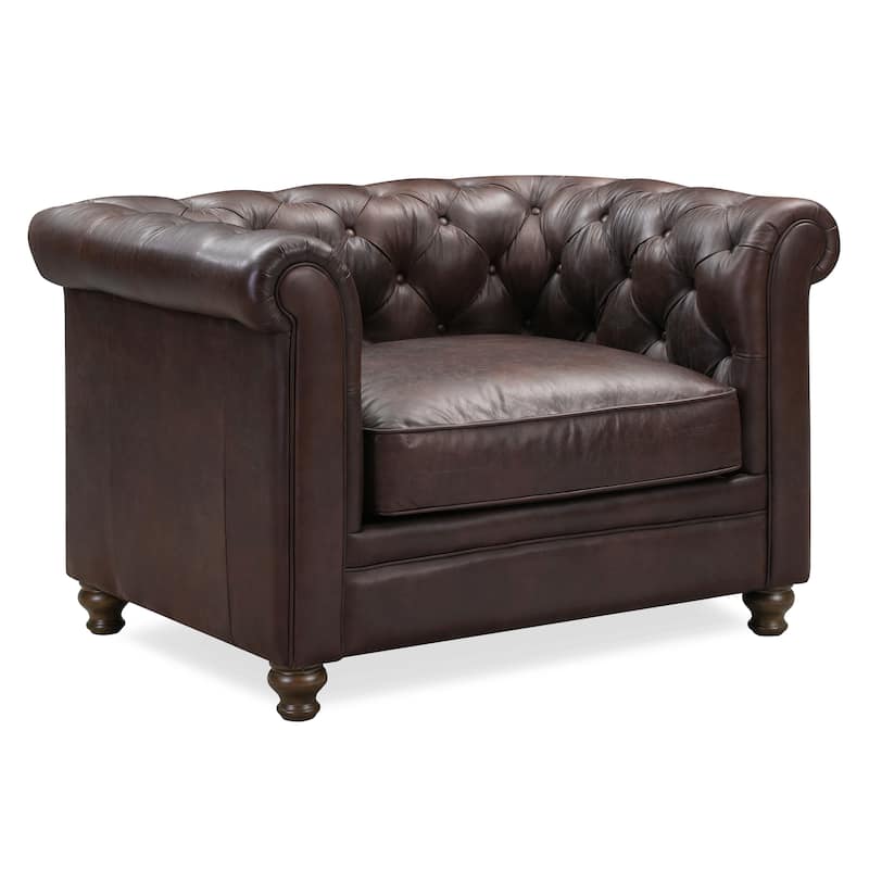 Poly & Bark Lyon Lounge Chair (Set of 2) - Genuine Italian Leather