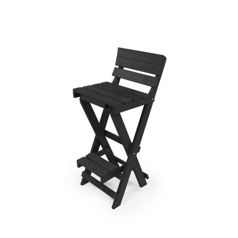 Key West Fully Assembled All-Weather Outdoor Folding Bar Set - 3-piece