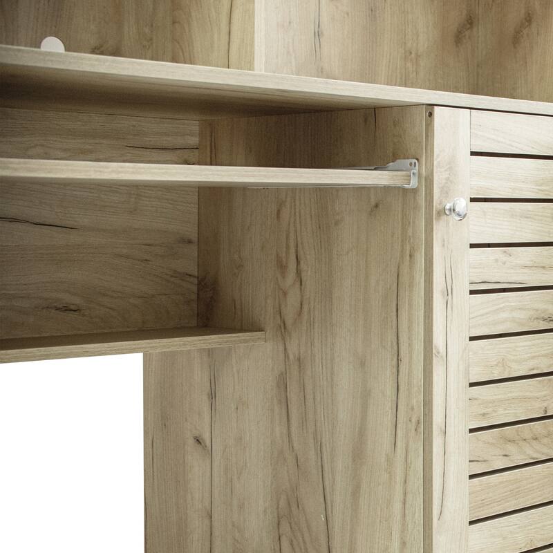 Nestfair Computer Desk with Shelves and Drawers