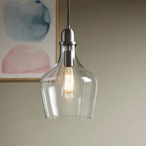 Hampton Hill Auburn Bell Shaped Glass Pendant