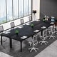 preview thumbnail 19 of 49, 6.5FT Conference Meeting Seminar Business Table Set for 16-20 Person (Set of 6)