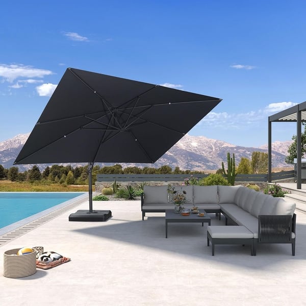 canvas patio umbrella wooden Canvas Outdoor Patio Umbrella