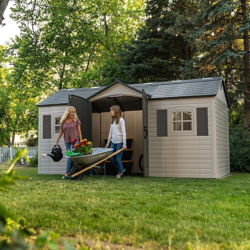 Lifetime Legacy 15 ft x 8 ft Outdoor Storage Shed (60465)