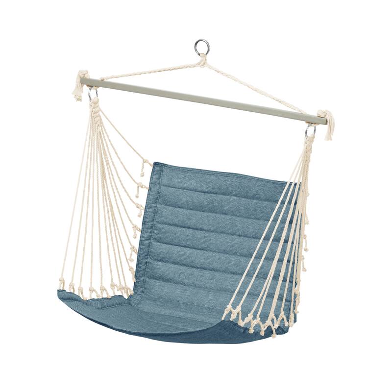 Duck Covers Weekend 27 Inch Quilted Hammock Chair - Blue Shadow