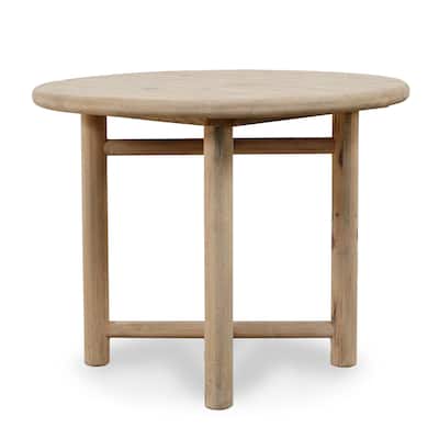 Artissance Capri Round Side Table Weathered Natural 31x31x24H