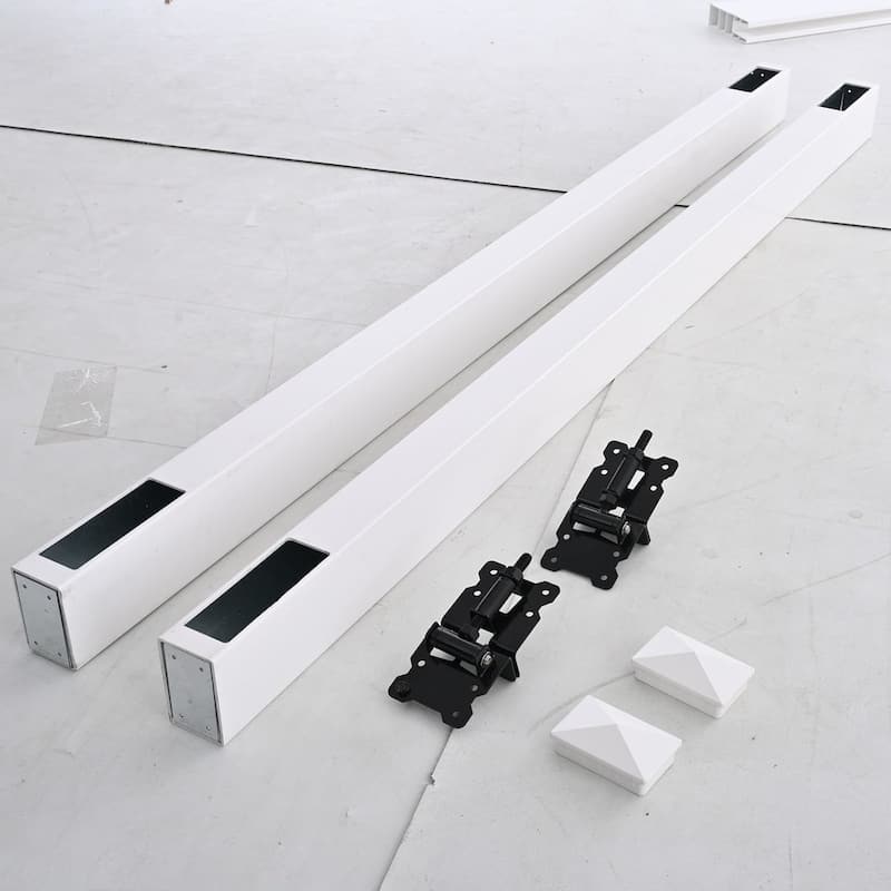 Outdoor Privacy Fence Panels/Screens, Horizontal Vinyl Privacy Fence