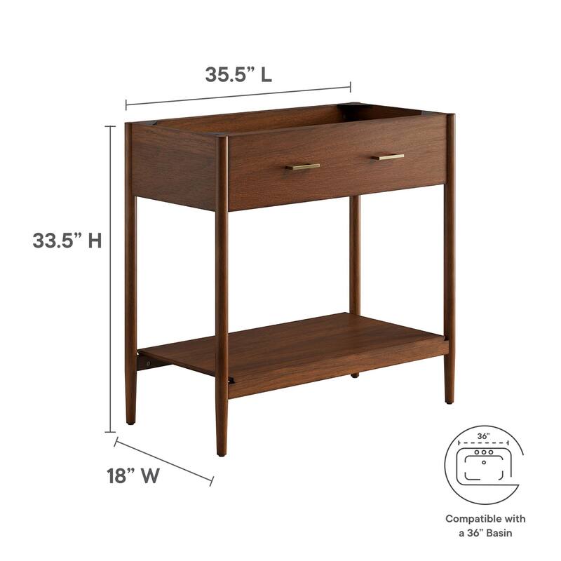 Zaire 18"/24"/30"/36"/48" Bathroom Vanity Cabinet (Sink Basin Not Included)