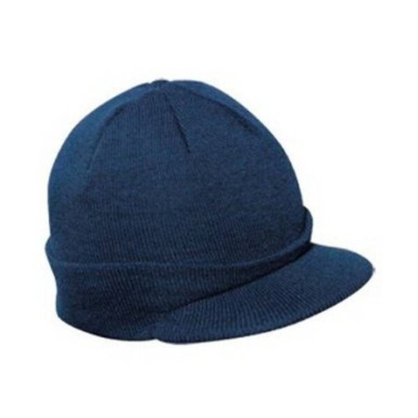 navy visor cap