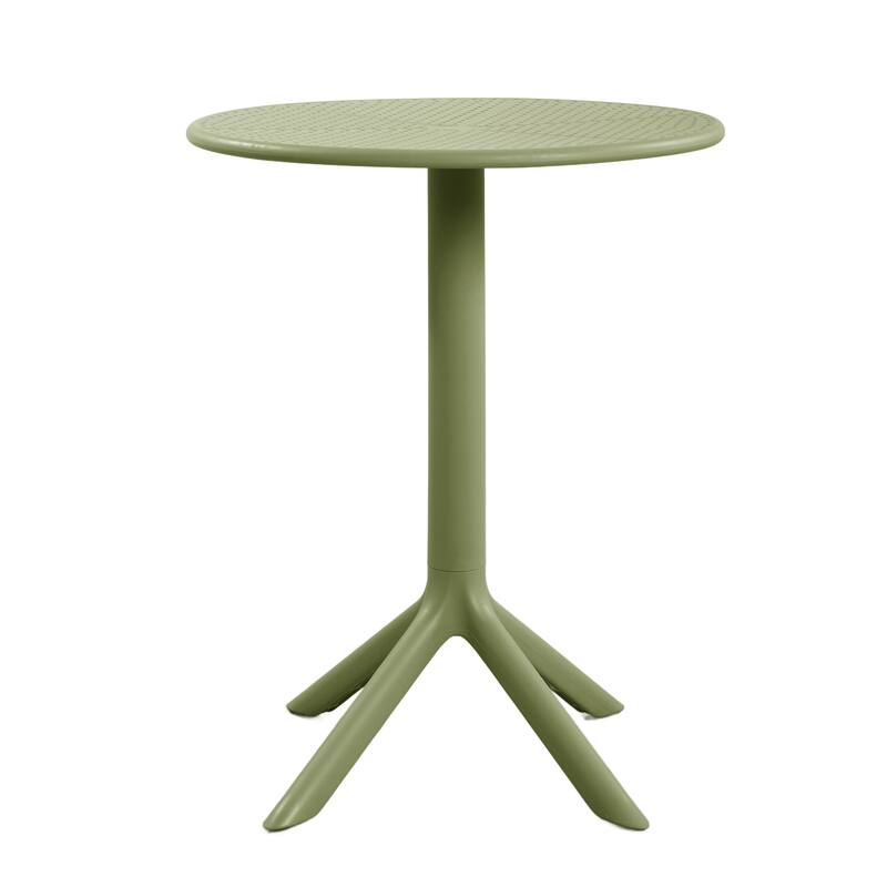 Christopher Knight Home - Eldred Modern 3-Piece Outdoor/Indoor Patio Bistro Set with Dining Chairs & Compact Round Bistro Table