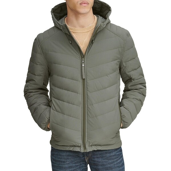 lightweight quilted hooded jacket