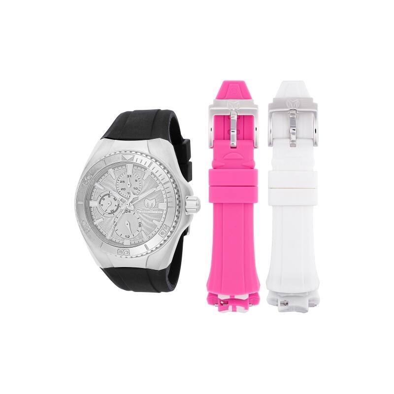 Technomarine Women's TM-124020 Cruise Quartz Chronograph Silver Dial Watch