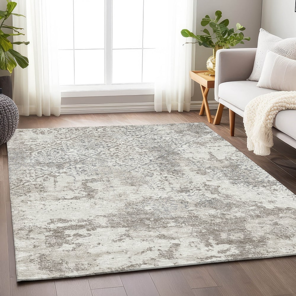 Premium Washable Super Soft Vintage Trellis Mayfield Rug