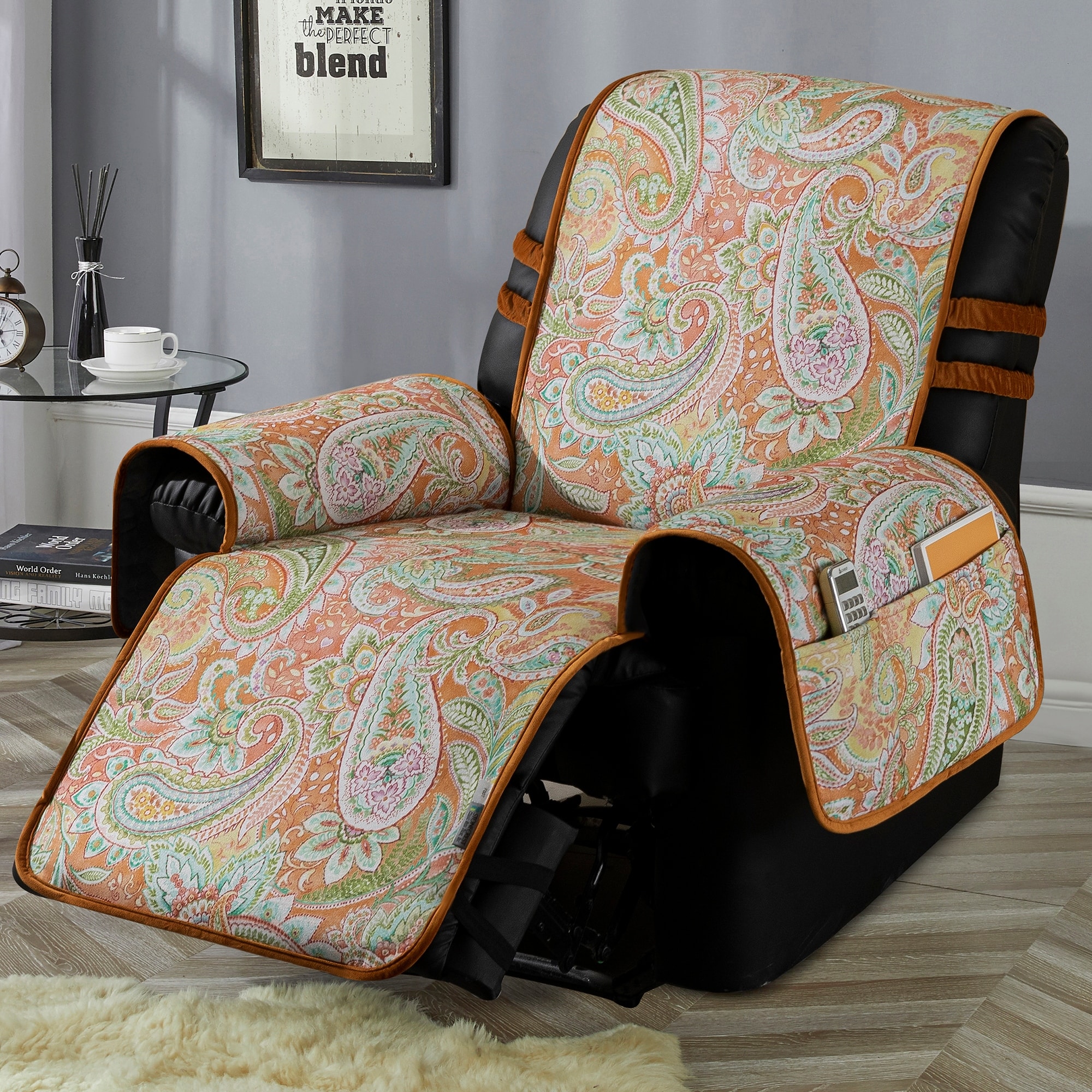 Linen recliner slipcover hotsell