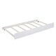 preview thumbnail 13 of 16, White Twin Size Solid Wood House Bed with Trundle & Storage