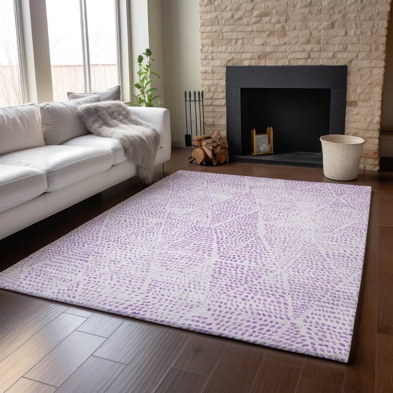 Premium Washable Super Soft Diamond Modern Mayfield Rug