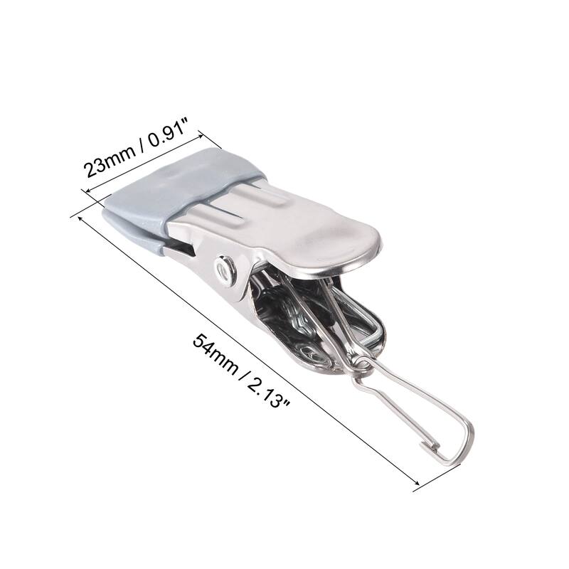 Uxcell Laundry Clips with Buckle Stainless Steel Hanging Hooks