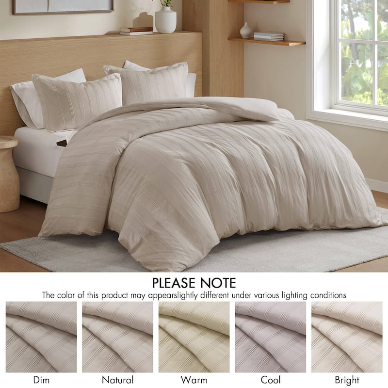 Chelsea Square Logan Woven Striped Duvet Set