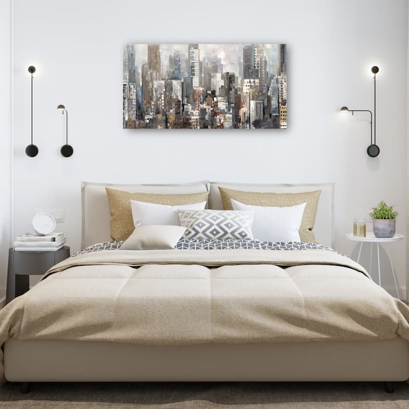 City Silhouettes By Emily Williams Canvas Art Print