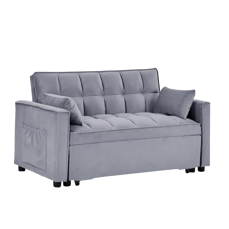 Velvet Sleeper Sofa Bed