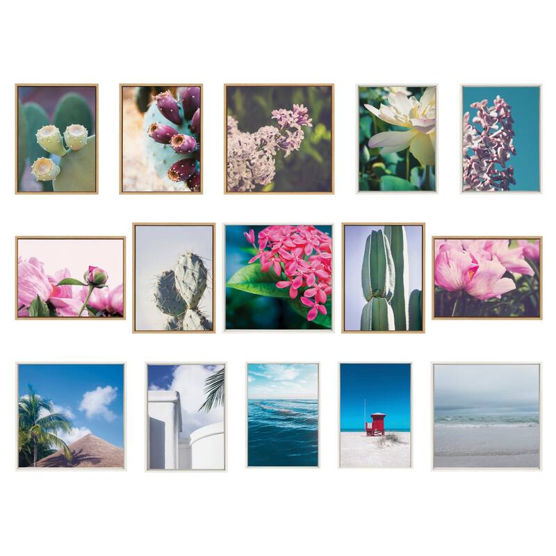 Kate and Laurel Sylvie Arizona Framed Canvas Art Set by Stephanie Klatt