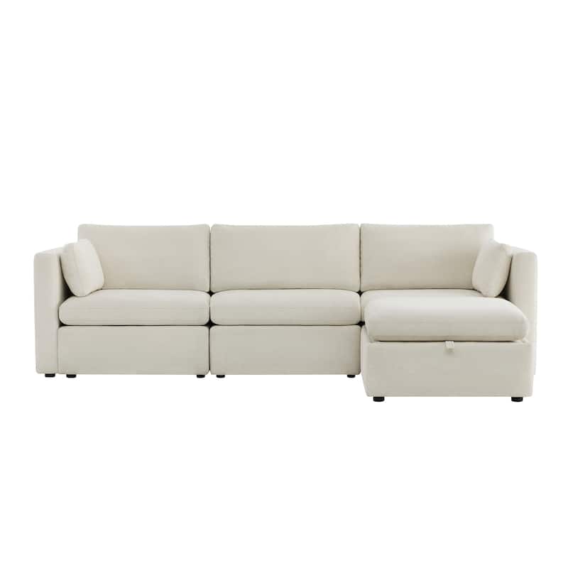 Celia Oversized Modular Sectional Fabric Sofa Set