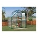 preview thumbnail 8 of 13, Palram - Canopia Outdoor Mythos 6' x 8' Greenhouse - Silver