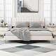 preview thumbnail 145 of 145, Alazyhome Upholstered Platform Bed Frame