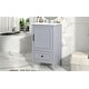 preview thumbnail 16 of 21, 20" Bathroom Vanity with Sink, Bathroom Cabinet with Two Doors, Door Shelf Storage and Adiustable Foot Pads, A Drawer