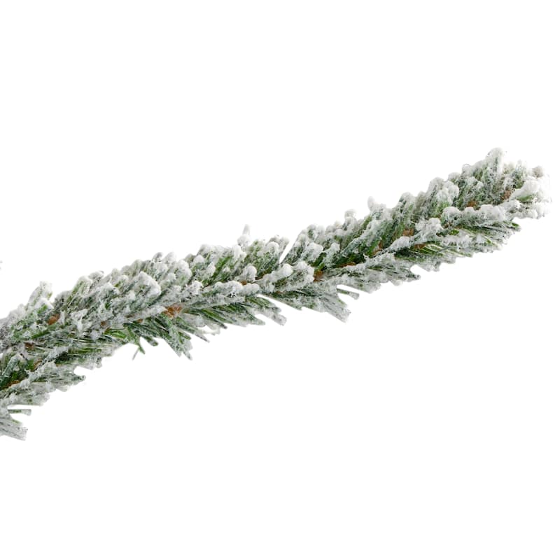 5' Flocked Alpine Twig Artificial Christmas Tree - Unlit - 5 Foot