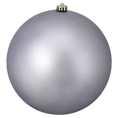 Matte Shatterproof Commercial Christmas Ball Ornament 10" (250Mm) Gray