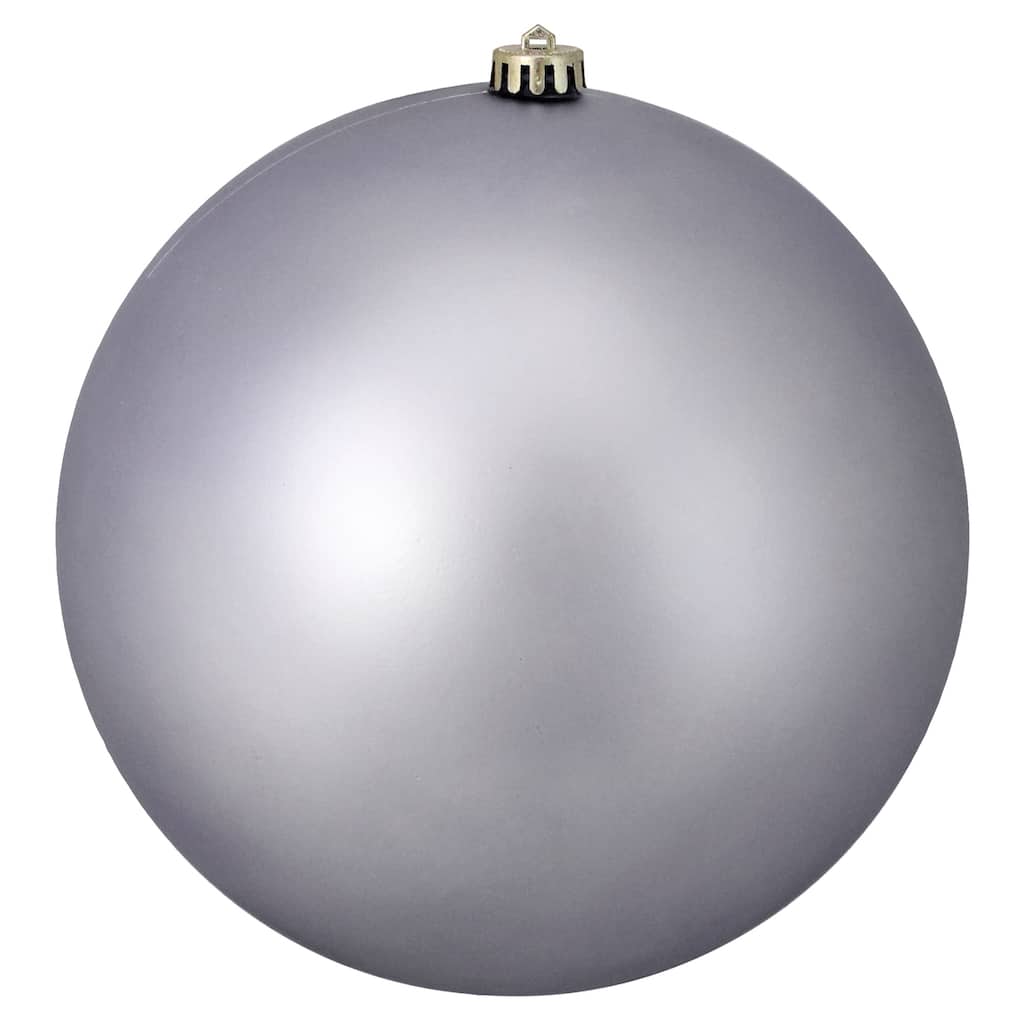 Matte Shatterproof Commercial Christmas Ball Ornament 10" (250Mm) Gray