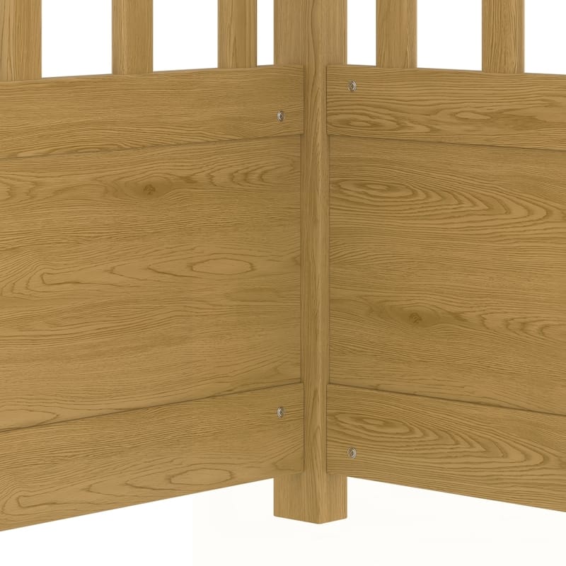 Canopy Bed Frame with Guardrails