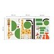 preview thumbnail 5 of 3, Walplus 3D Animal Window View Height Measurement Children Wall Sticker