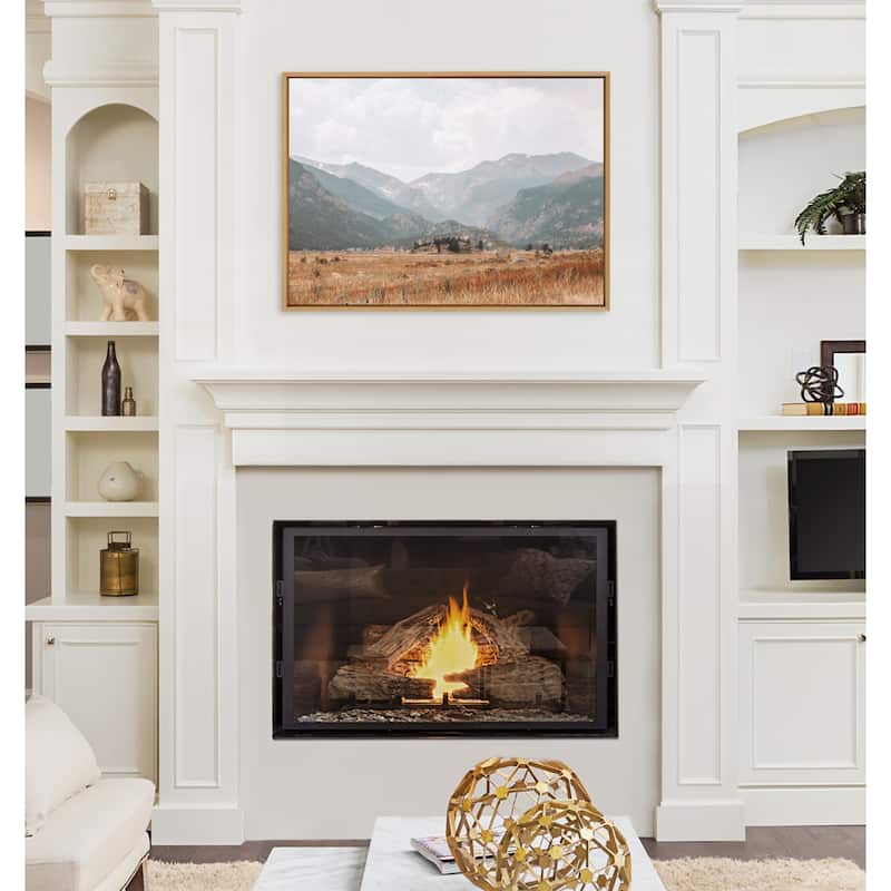 Kate and Laurel Sylvie AA Wanderings Framed Canvas by Alicia Abla